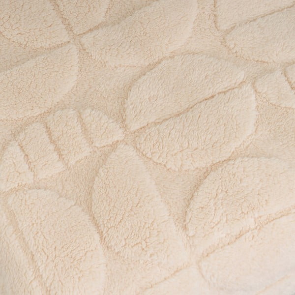 Бежово одеяло от микроплюш 130x160 cm Mid Century – Casa Selección-image-2