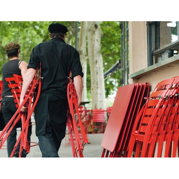 Sada 2 hnědých skládacích židlí Fermob Bistro-image-3