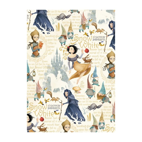 Тетрадка с химикалка 50 страници формат A5 Snow White - Kartos-image-1