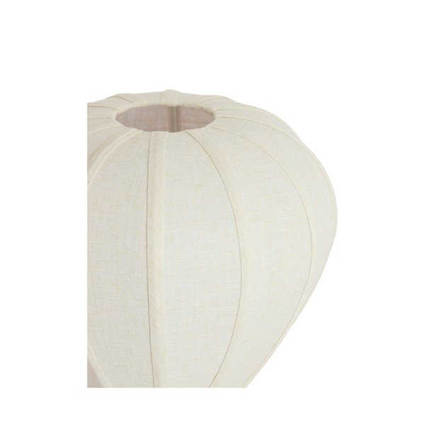 Кремава метална настолна лампа с текстилен абажур (височина 36 cm) Kyzo – Light & Living-image-3