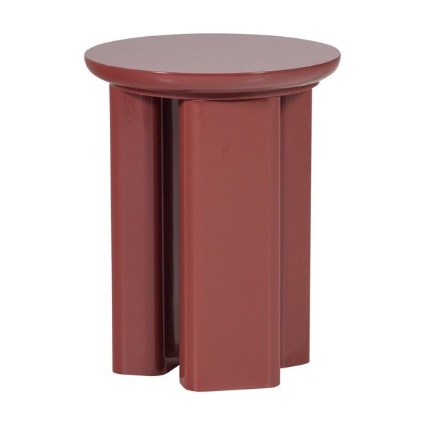 Гланцова кръгла странична масичка ø 40 cm Orivo – WOOOD