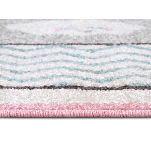 Розово-бял детски килим 120x170 cm Bouncy - Hanse Home-image-2