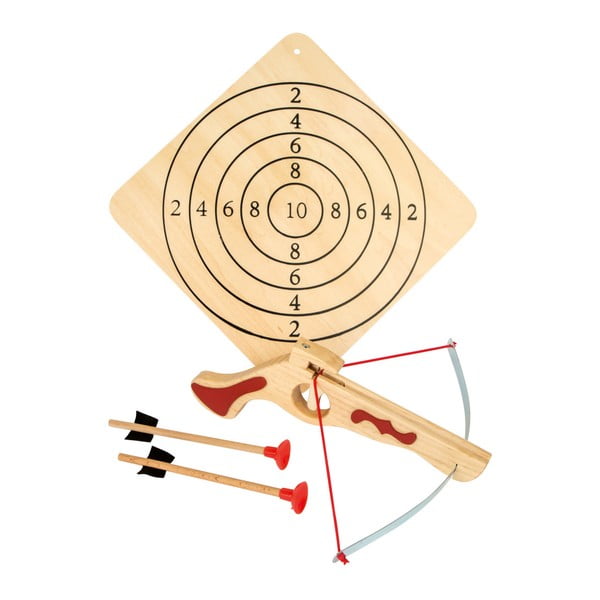 Дървен арбалет със стрели и мишена за арбалет - Legler