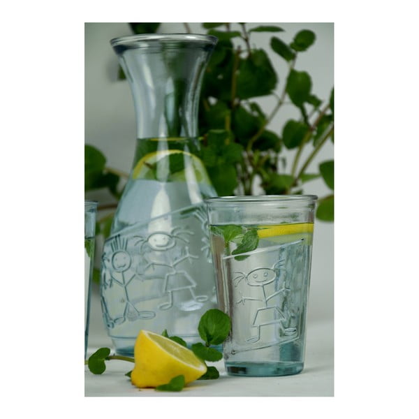 Прозрачен буркан от рециклирано стъкло Holka - Ego Dekor-image-1