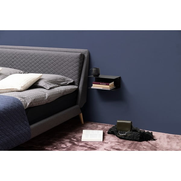 Черен метален рафт Joliet - Actona-image-1