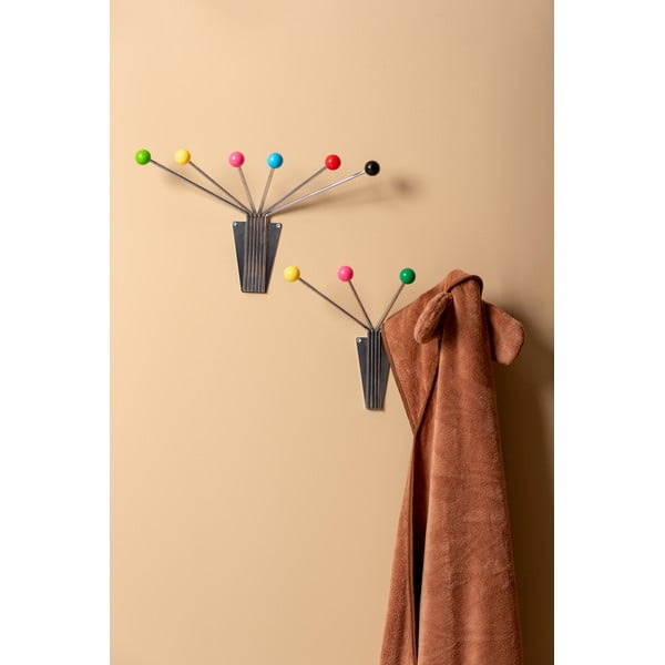 Метална закачалка за стена в сребристо Neptune - PT LIVING-image-1