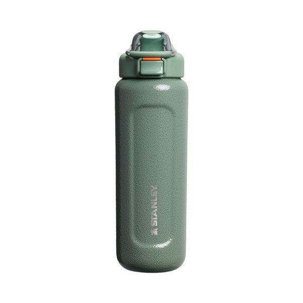 Зелена бутилка за пътуване бутилка  от неръждаема стомана 700 ml Wellspring Bottle Hammertone Green – Stanley