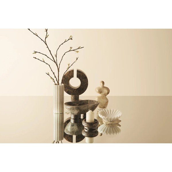 Бяла мраморна ваза (височина 20 cm) Savio – Premier Housewares-image-4