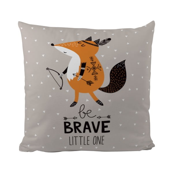 Polštář Mr. Little Fox Be Brave, 50 x 50 cm