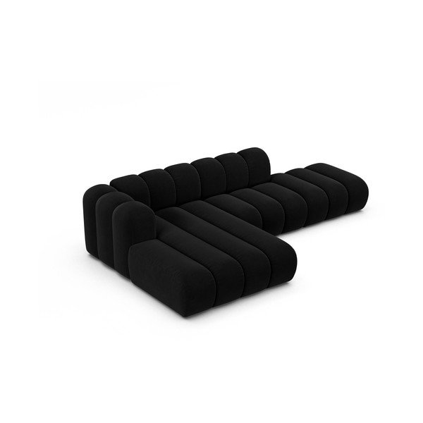 Антрацитен ъглов диван (ляв ъгъл) Lupine – Micadoni Home-image-2