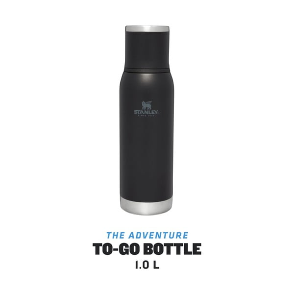 Черен термос от неръждаема стомана 1 l Adventure To-Go Black – Stanley-image-4