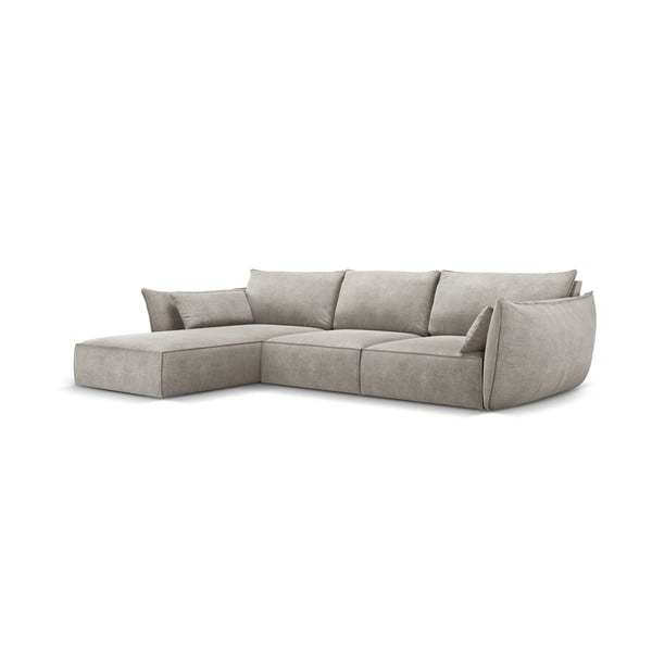 Светлосив ъглов диван (ляв ъгъл) Vanda - Mazzini Sofas-image-2
