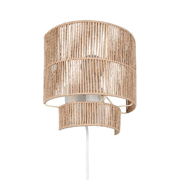 Стенна лампа с USB в естествен цвят Satna – Reality-image-4