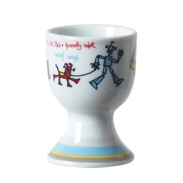 Dětský snídaňový set Silly Design Robots-image-1