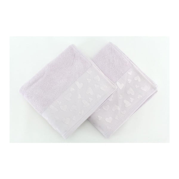 Sada 2 ručníků Kalp Lilac, 50x90 cm