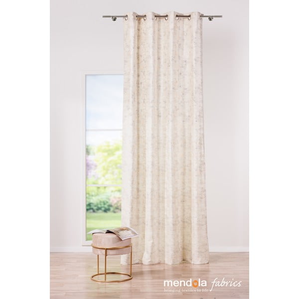 Кремава   завеса 140x260 cm Lhasa - Mendola Fabrics-image-1