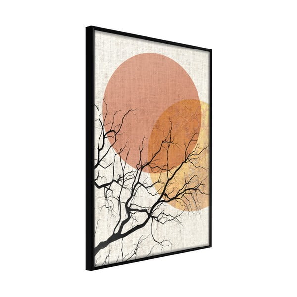 Плакат в рамка , 40 x 60 cm Gloomy Tree - Artgeist