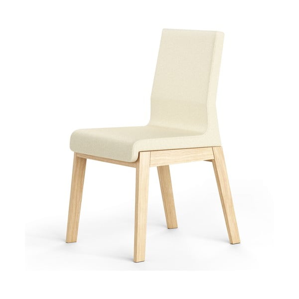 Bílá židle z dubového dřeva Absynth Kyla 