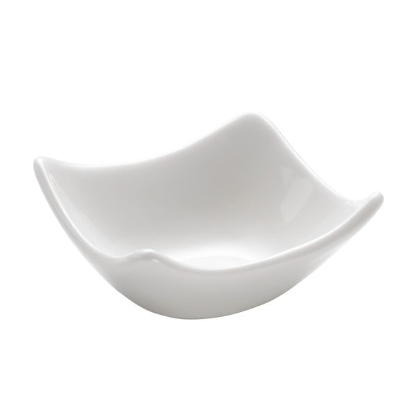 Бяла порцеланова купа Basic Wave, 7,5 x 7,5 cm - Maxwell & Williams