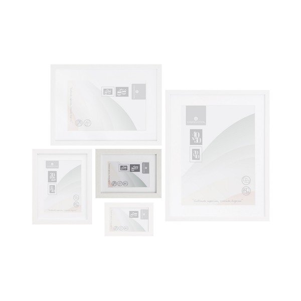 Бяла стояща/висяща рамка 17,5x22,5 cm Sencillo – Casa Selección-image-1