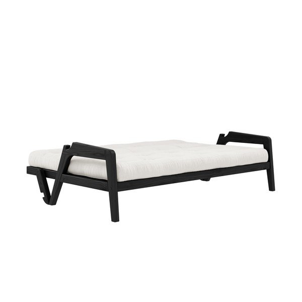 Бял/бежов разтегателен диван 204 cm Grab - Karup Design-image-4