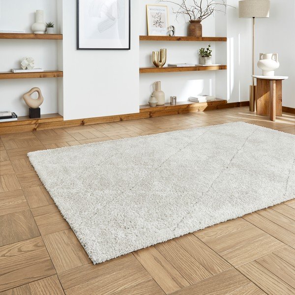 Светлосив килим 160x230 cm Ideal Shaggy – Think Rugs-image-2