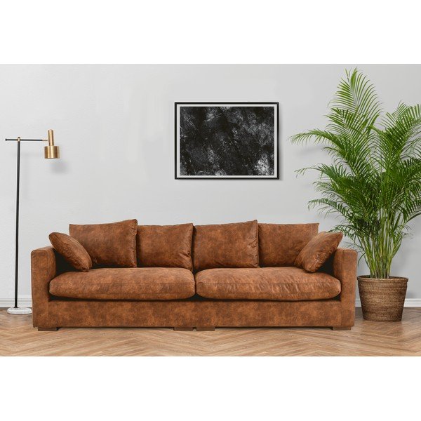 Диван в цвят коняк 266 cm Comfy – Scandic-image-1