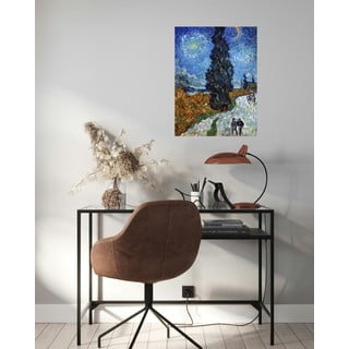 Репродукция на картина 45x60 cm Country road in Provence by night - Fedkolor