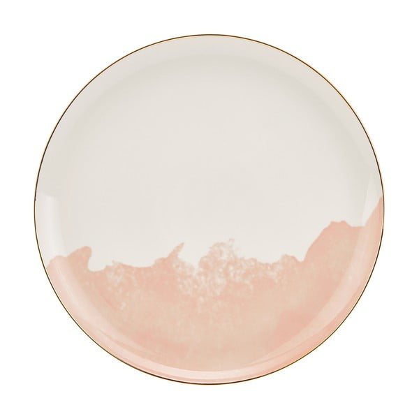 Комплект от 2 чинии от розов и бял порцелан, ø 26 cm Rosie - Westwing Collection