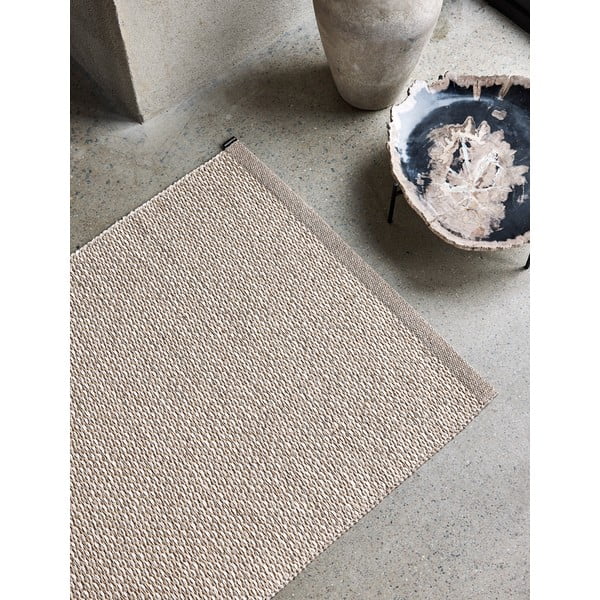 Кремав килим за открито и закрито 85x160 cm Effi Mud – Pappelina-image-1