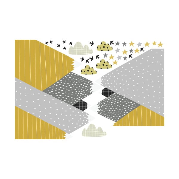 Стикер за стена Giant Kid Стикер Скандинавски планини Henrika - Ambiance-image-2