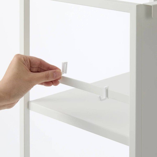 Бял метален подвижен стелаж 42x84,5x32 cm Tower – YAMAZAKI-image-4