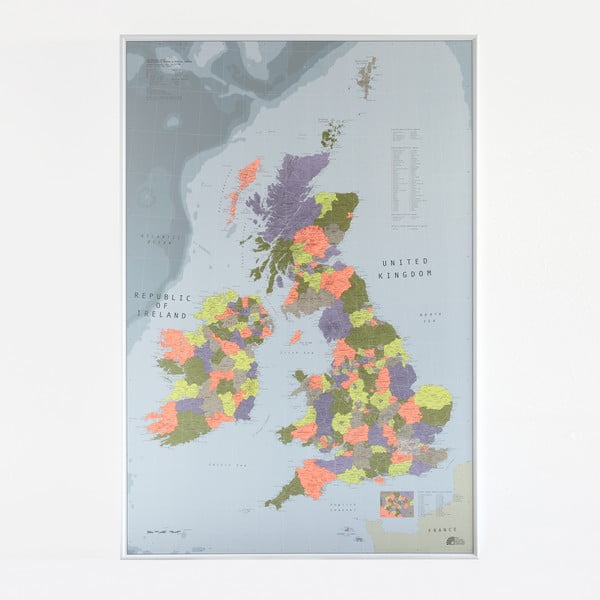 Карта на Британските острови The Future Mapping Company British, 100 x 70 cm - THE FUTURE MAPPING COMPANY