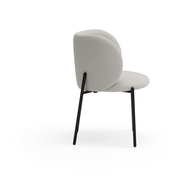 Светлосиви тапицирани трапезни столове в комплект 2 бр. Mogi – Teulat-image-4