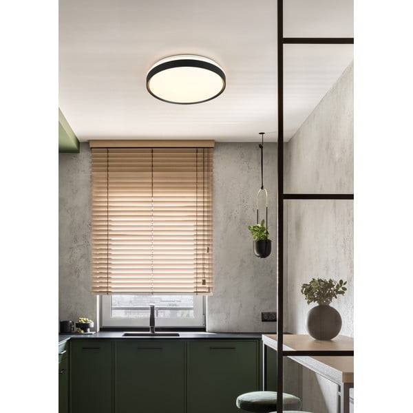 Черно-бяло LED осветително тяло за таван ø 47 cm Spacy – Reality-image-1