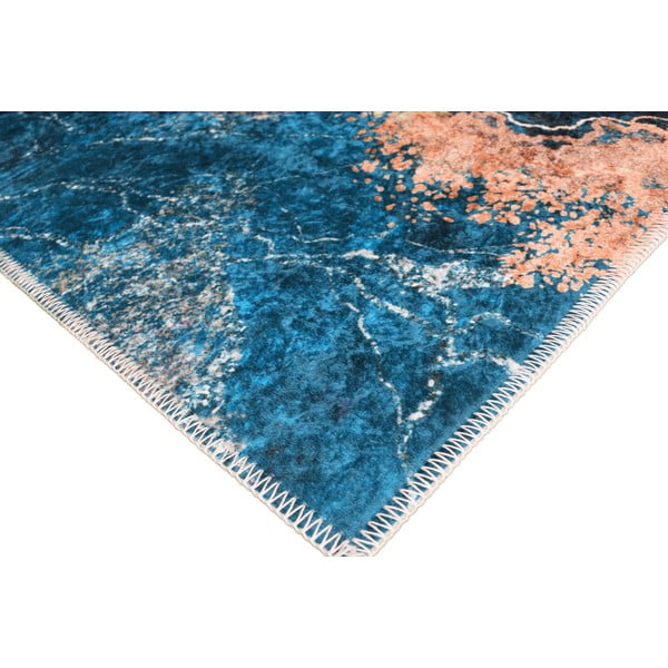 Син/златист килим 200x80 cm - Vitaus-image-2