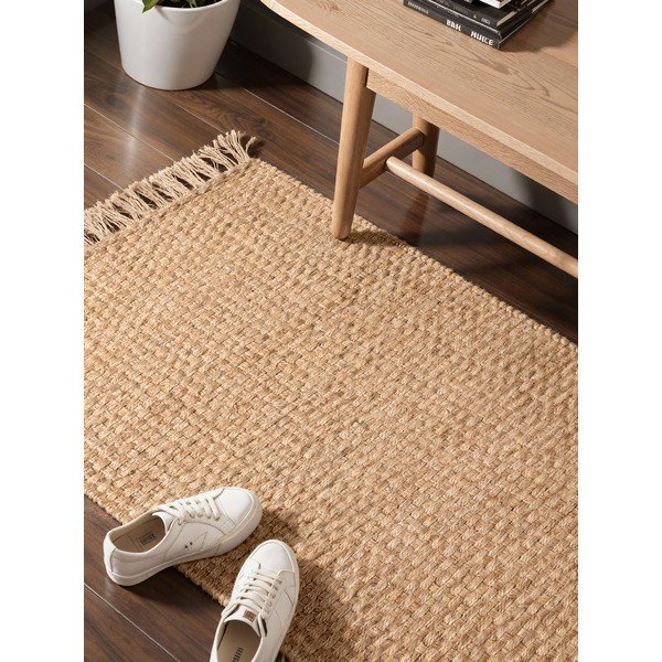 Двустранна/ръчно изработена ютена пътека в естествен цвят 80x200 cm Fjord – Hanse Home-image-2
