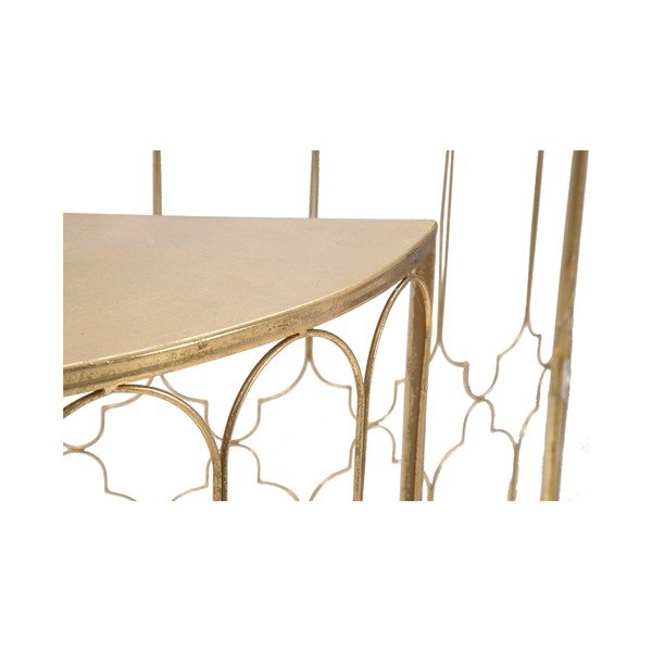Комплект от 2 конзолни масички със златист дизайн Balconette - Mauro Ferretti-image-3