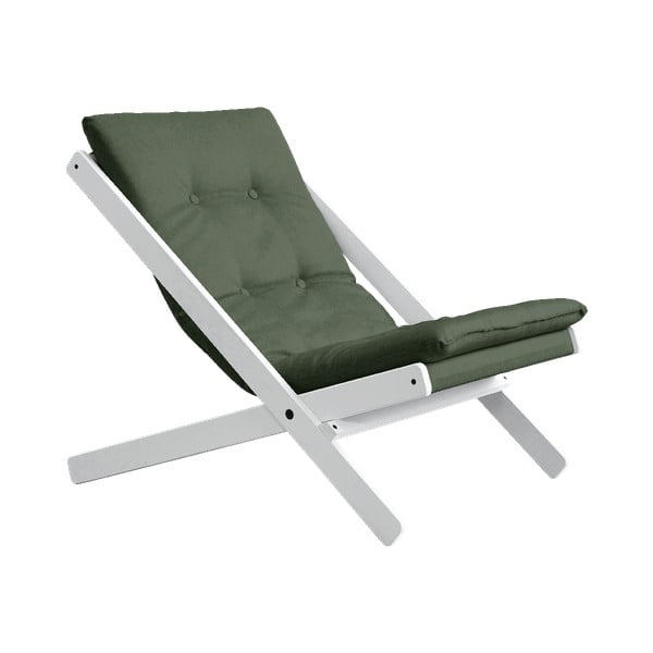 Сгъваем стол Boogie White/Olive Green - Karup Design