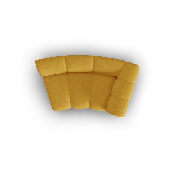 Жълт модул за диван (десен ъгъл) Lupine - Micadoni Home-image-4