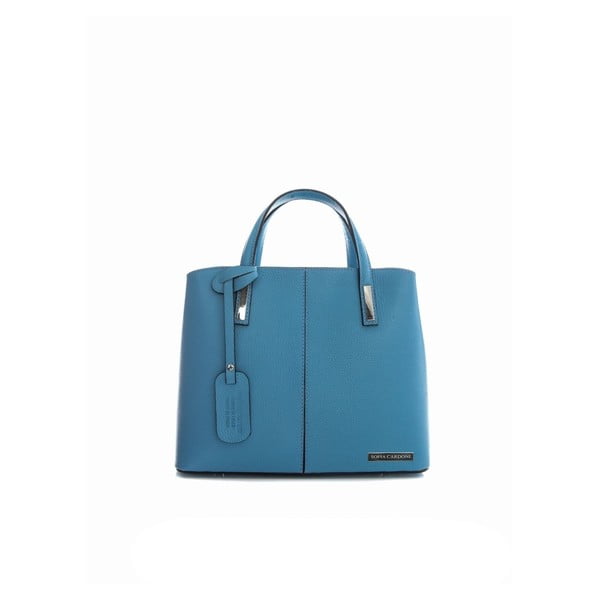 Modrá kožená kabelka Sofia Cardoni Troso