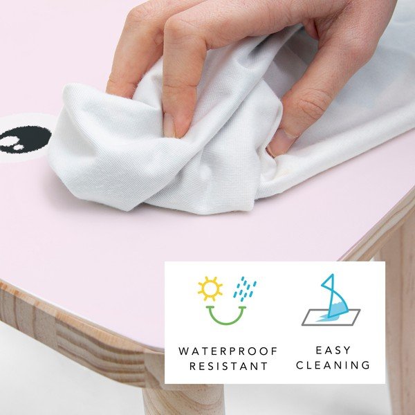 Детски стол, изработен от масивна борова дървесина Rose Bunny - Little Nice Things-image-2