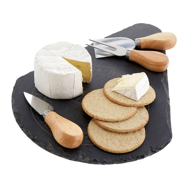 Дъска за сервиране на сирене с 3 ножа - Premier Housewares-image-3