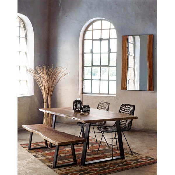 Пейка от масивно дърво в естествен цвят Artur – Bizzotto-image-1