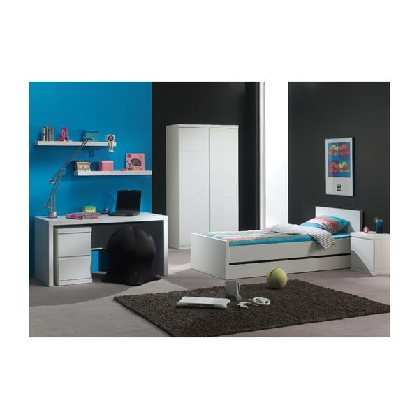 Бели детски етажерки в комплект от 2 броя Lara - Vipack-image-1