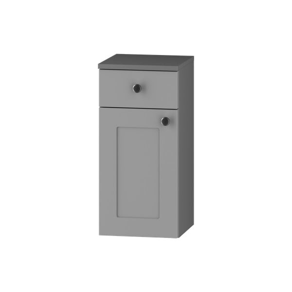 Сив нисък висящ шкаф за баня 30x60 cm Senja - STOLKAR