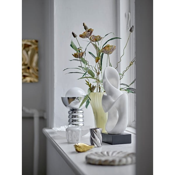 Настолна лампа в сребрист цвят със стъклен абажур (височина 32 cm) Spike – Bloomingville-image-4