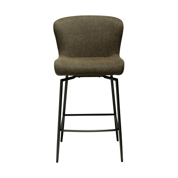 Тапициран бар стол в цвят каки (височина на седалката 67,5 cm) Glam – DAN-FORM Denmark-image-4