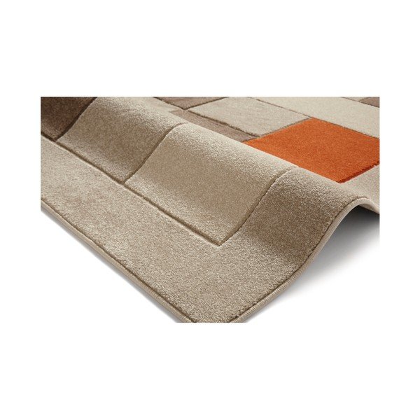Béžovooranžový koberec Think Rugs Matrix, 60 x 120 cm-image-2