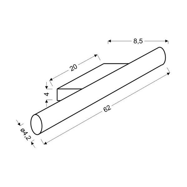 Бяла LED светлина за стена Universe - Candellux Lighting-image-2